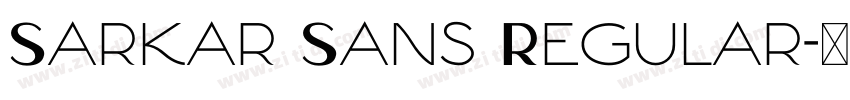Sarkar Sans Regular字体转换